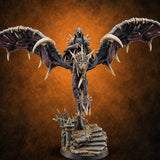 Answered the Gate's Last Summons Wraith Rider on Wyvern — painted concept preview (miniature supplied unpainted)