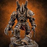 Pressure Rising, Patience Falling Iron Golem Heavy Construct — painted concept preview (miniature supplied unpainted)