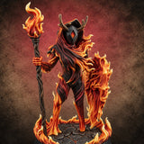 Holding the Fireline Fire Elemental Sentinel A — painted concept preview (miniature supplied unpainted)