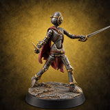 Joints Oiled, Duel Accepted Warforged Small Automaton A — painted concept preview (miniature supplied unpainted)