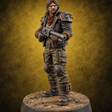 Wasteland Welcome Committee Human Raider C — painted concept preview (miniature supplied unpainted)