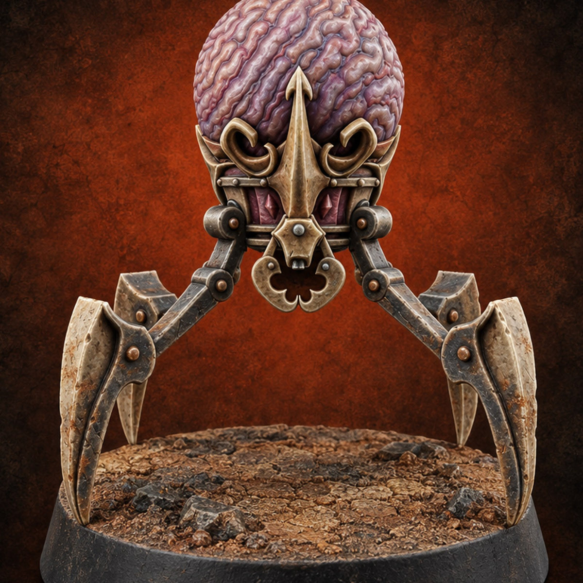 Thought Bubbles on Stilts Intellect Devourer A — painted concept preview (miniature supplied unpainted)