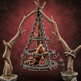 Hung Until Tender Hanging Meat Smoking Rack — painted concept preview (terrain supplied unpainted)