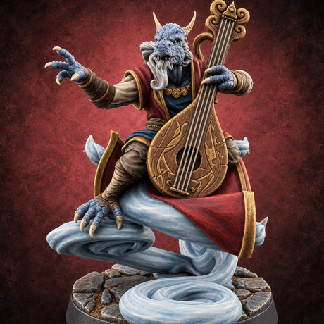 Every Element Answers the Call Genasi Adventurer H — painted concept preview (miniature supplied unpainted)