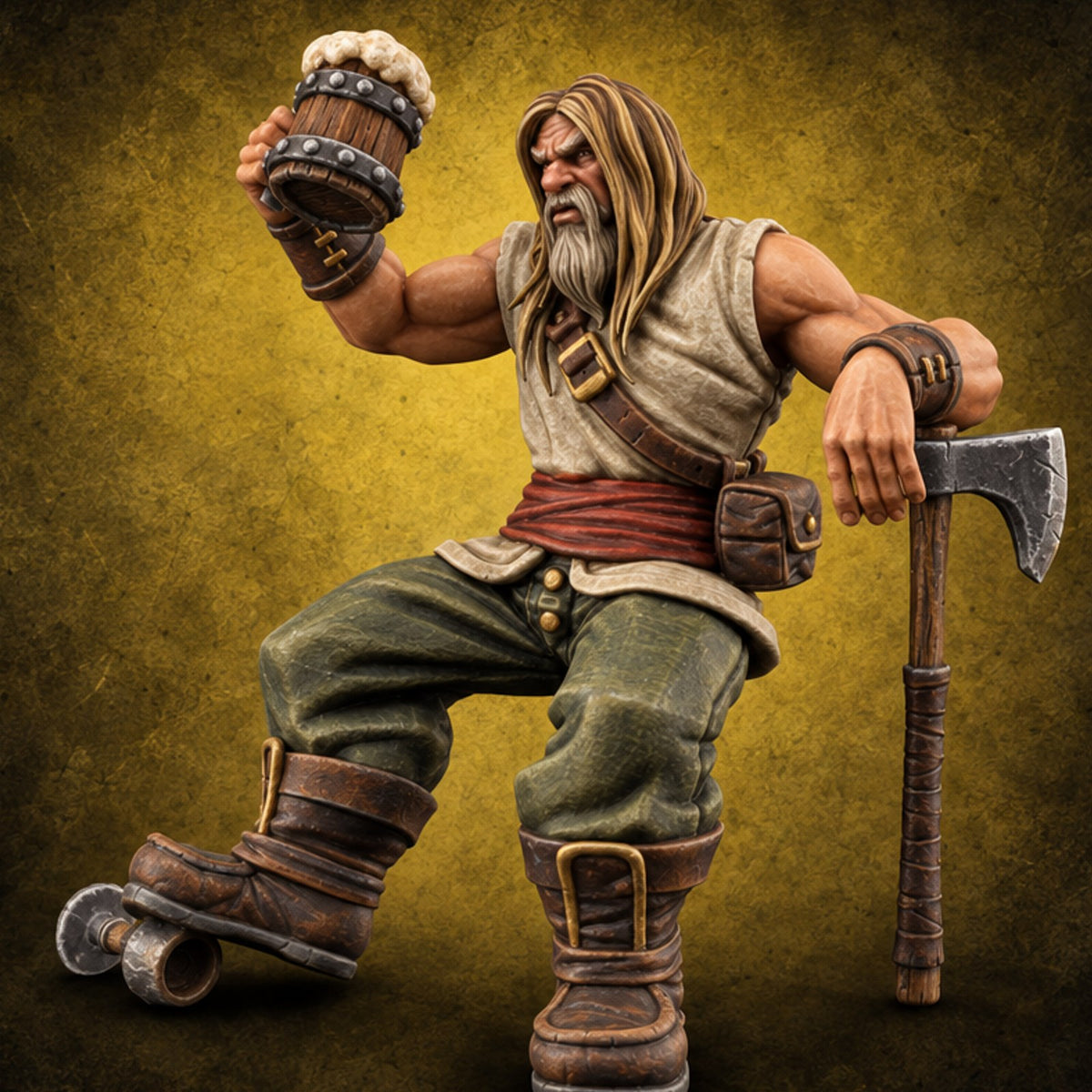 Nobody Leaves Sober Inn Patron G — painted concept preview (miniature supplied unpainted)