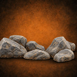 Slab Block Gossip Rock and Boulder Scatter Set — painted concept preview (terrain supplied unpainted)