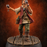 Stomped, Sipped and Sold Human Winemaker E — painted concept preview (miniature supplied unpainted)