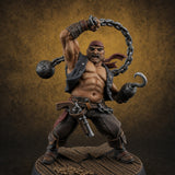 Swinging the Shot Human Pirate Miniature for Dungeons and Dragons, Pathfinder or other TTRPGs