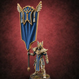 Wings on Every Brow Elf Regal Guard D — painted concept preview (miniature supplied unpainted)
