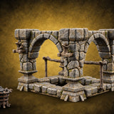 Holding Up Nothing, Proudly Stone Arched Ruin — painted concept preview (terrain supplied unpainted)