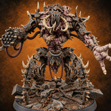 Debris Has Opinions Flesh Golem Spiked Brute E — painted concept preview (miniature supplied unpainted)