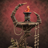 Lashed to Every Horn Horn-Spired Lookout D — painted concept preview (terrain supplied unpainted)