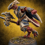 Nobody Passes Unchallenged Dragonborn Sentinel D — painted concept preview (miniature supplied unpainted)