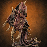 Something Heavy Drifts Nearer Grell Hover Artillery A — painted concept preview (miniature supplied unpainted)