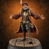 Goggles On Human Antiques Dealer A — painted concept preview (miniature supplied unpainted)