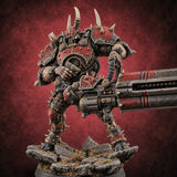 Heavy Metal, Heavier Hands Ogre Armoured Brute H — painted concept preview (miniature supplied unpainted)