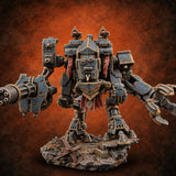Pick Your Arms, Pick Your Funeral Warforged Heavy War Walker B — painted concept preview (miniature supplied unpainted)