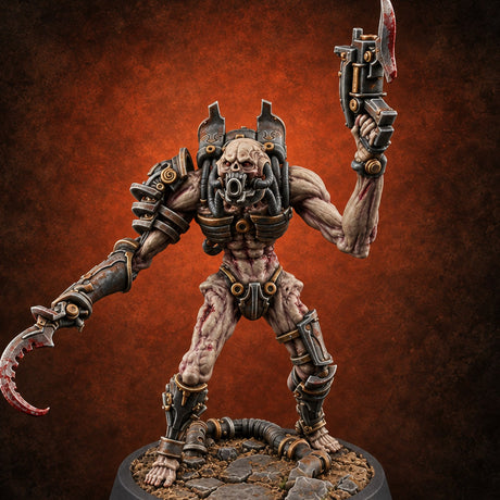 Still Hungry After Upgrades Ghoul Cyborg Warrior A — painted concept preview (miniature supplied unpainted)