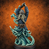 Charging From Beyond Ghostly Warrior A — painted concept preview (miniature supplied unpainted)