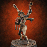 Many Hands, Grim Work Human Biomechanical Weaver B — painted concept preview (miniature supplied unpainted)
