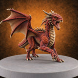 Teenage Dragon, Adult Opinions Young Dragon — painted concept preview (miniature supplied unpainted)