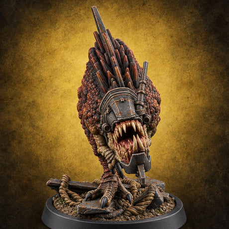 Born Rude, Bred Hungry Allosaurus Predator C — painted concept preview (miniature supplied unpainted)