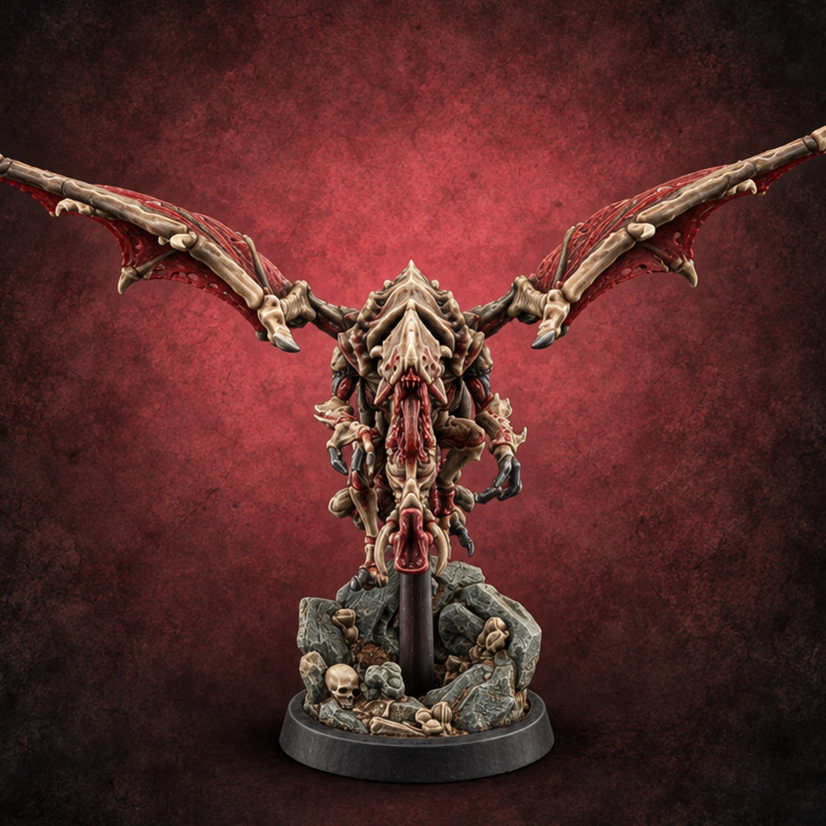 Bloodbank Airborne Collections Chasme Winged Insect Demon E — painted concept preview (miniature supplied unpainted)