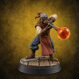 Fragile Orders, Steady Lungs Human Glassblower B — painted concept preview (miniature supplied unpainted)