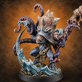He Calls What Lurks Below Kuo-toa Tidecaller — painted concept preview (miniature supplied unpainted)
