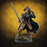 Tipping His Hat Tabaxi Swashbuckler — painted concept preview (miniature supplied unpainted)