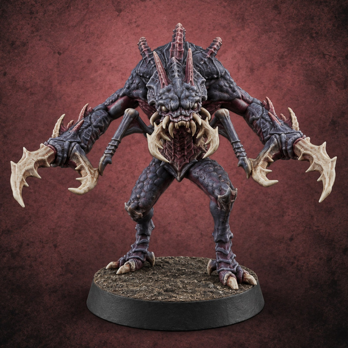Come Crawling Meenlock Stalker B — painted concept preview (miniature supplied unpainted)