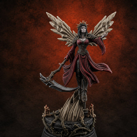 Beckoning the Night Vampire Witch Miniature for Dungeons and Dragons, Pathfinder or other TTRPGs
