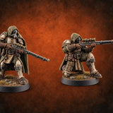 Breathes Easy, Shoots Straighter Human Respirator Riflemen — painted concept preview (miniature supplied unpainted)