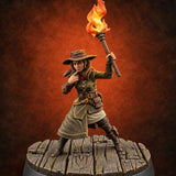 Torch Lit, Notes Taken Human Investigator B — painted concept preview (miniature supplied unpainted)