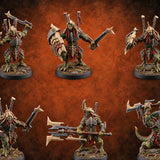 Spikes Out, Shields Up Lizardfolk Warriors — painted concept preview (miniature supplied unpainted)