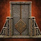 Doors Sealed, Pillars Still Praying Ornate Temple Gate Ruin D — painted concept preview (terrain supplied unpainted)