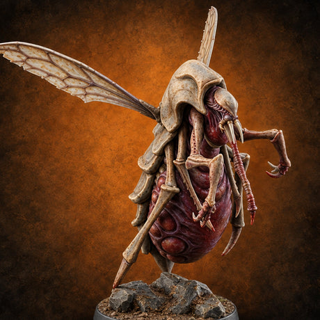 Bloodbank Overdrafts Due Chasme Winged Insect Demon A — painted concept preview (miniature supplied unpainted)