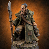 Dockside Rumours Have Gills Fisherman B — painted concept preview (miniature supplied unpainted)
