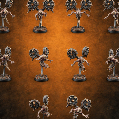 Twin Turbines, One Appetite Homunculus Turbine Drones — painted concept preview (miniature supplied unpainted)