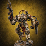 Pilot Light of Faith Warforged Mech Suit Sentinel B — painted concept preview (miniature supplied unpainted)