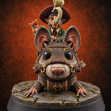 Market Day Crowd Human Townsperson E — painted concept preview (miniature supplied unpainted)