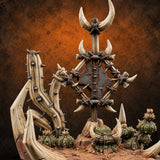 Where the Badlands Grow Teeth Horned Badlands Terrain Set — painted concept preview (terrain supplied unpainted)