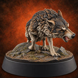 Moon Called, Pack Answered Wolf Beast C — painted concept preview (miniature supplied unpainted)