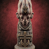 Every Face, One Creed Heretic Statue B — painted concept preview (terrain supplied unpainted)