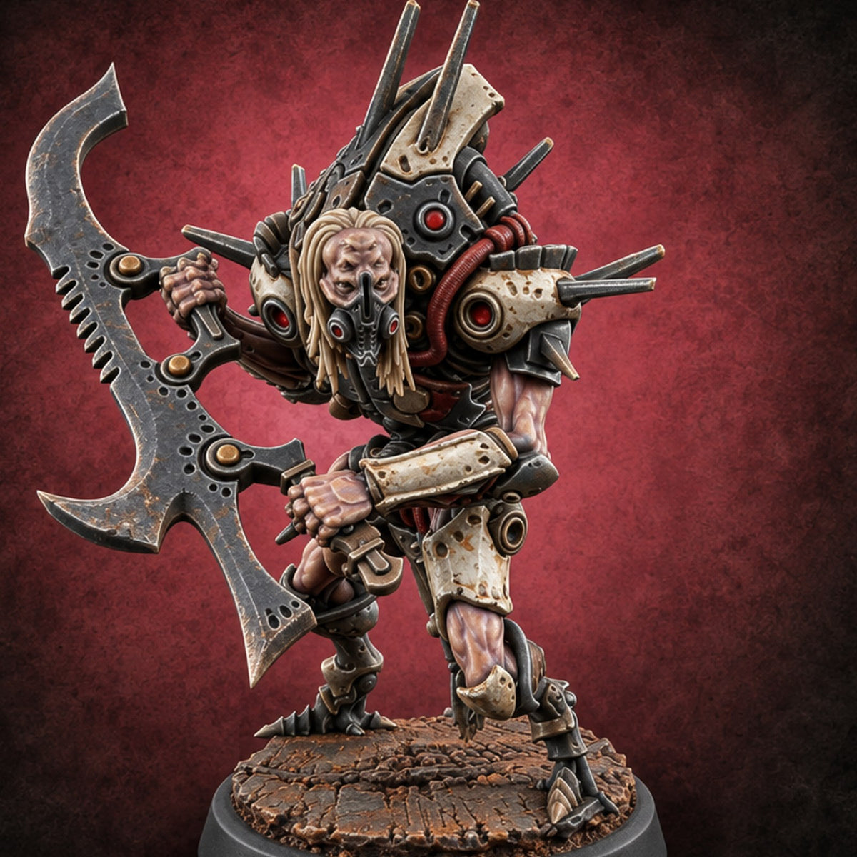 Quota Still Unfilled Human Biomechanical Snatcher F — painted concept preview (miniature supplied unpainted)