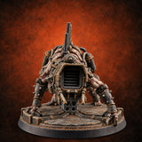 All Fours, All Business Flesh Golem Cannon Crawler — painted concept preview (miniature supplied unpainted)