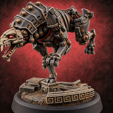 Good Boys, Bad Wiring Hell Hound A — painted concept preview (miniature supplied unpainted)