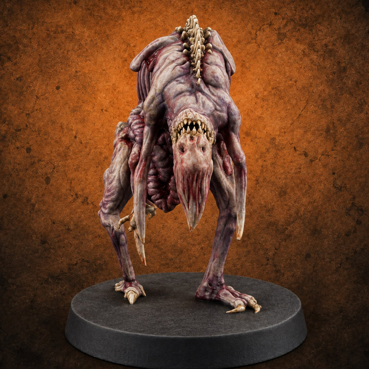 The Flesh Forgot Its Shape Chaos Spawn Thrall B — painted concept preview (miniature supplied unpainted)