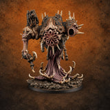 Something Heavy Drifts Nearer Grell Hover Artillery B — painted concept preview (miniature supplied unpainted)