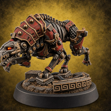 Good Boys, Bad Wiring Hell Hound B — painted concept preview (miniature supplied unpainted)